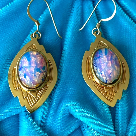 Stamas Opalite Artisan Earrings - Picture 3 of 15